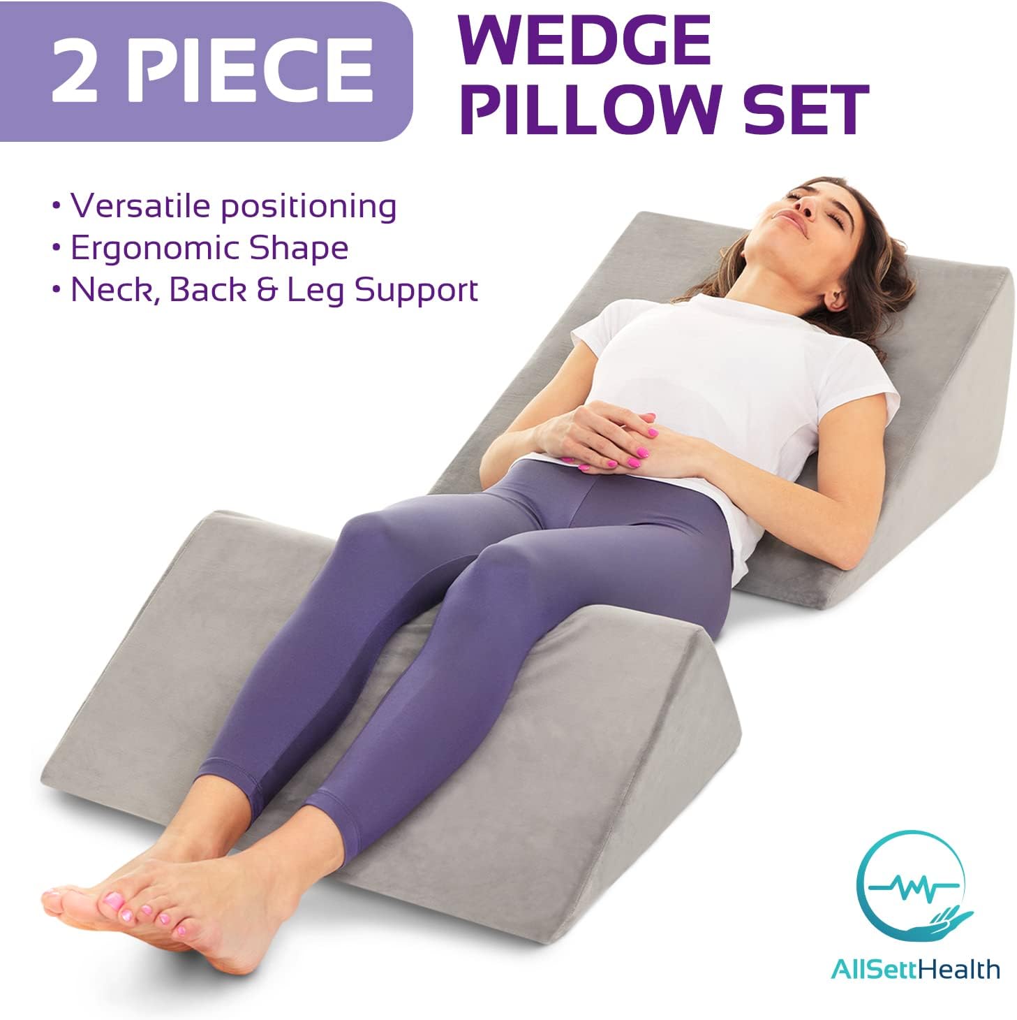 AllSett Health Bed Wedge Pillow Review