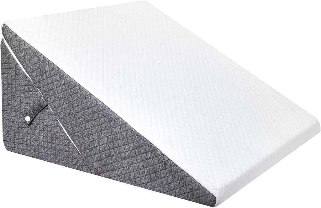 ORIVIN Bed Wedge Pillow for Sleeping Post Surgery Adjustable Memory Foam Bed Wedge Triangle Elevated Pillows for medcline Acid Reflux