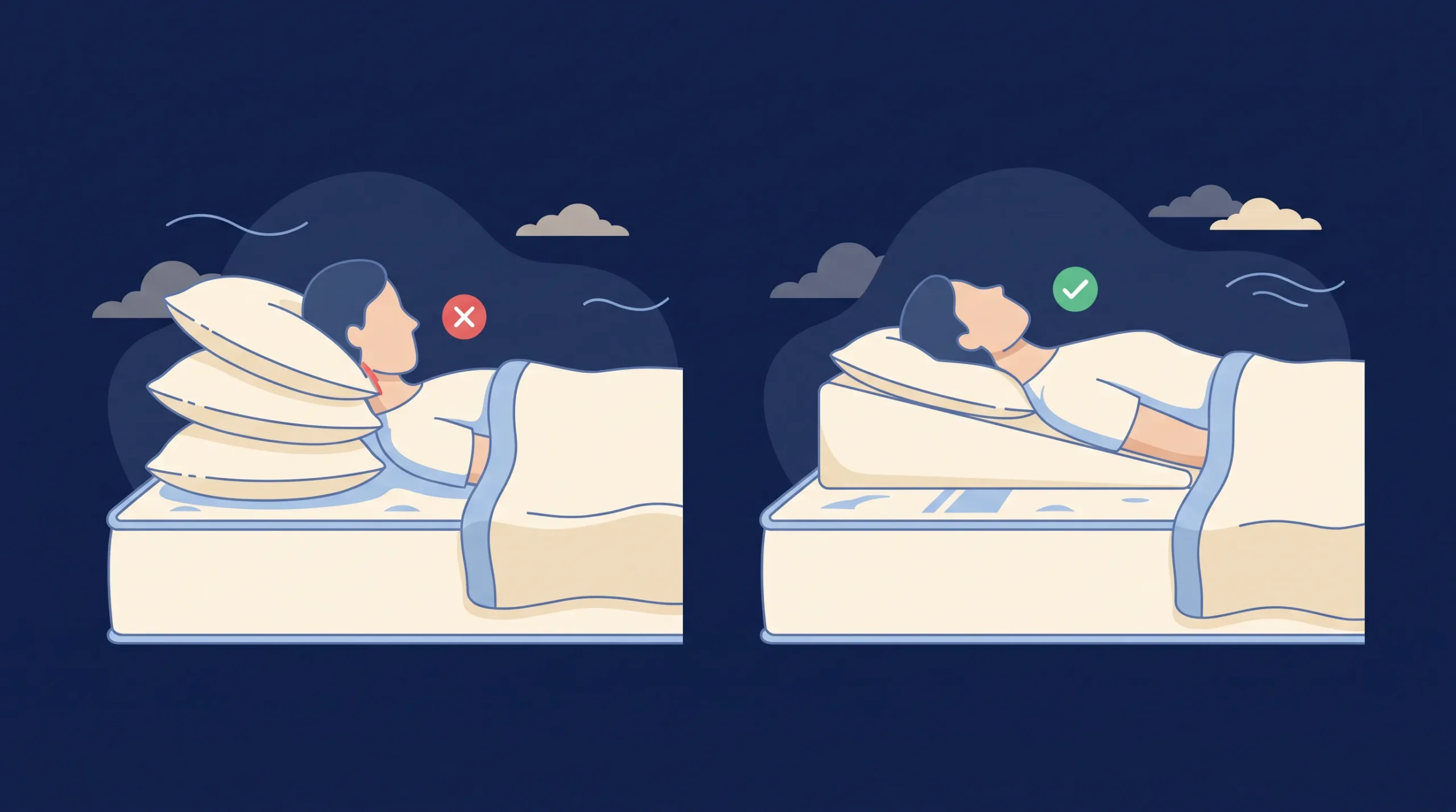 Stacked Pillows vs a Wedge Pillow: Why the Stack Fails by 2 a.m.